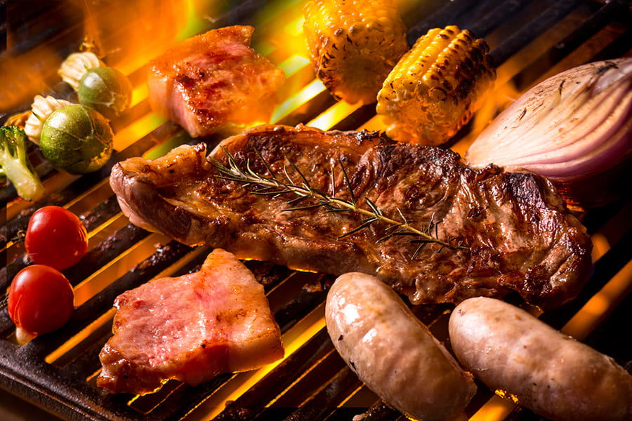 Locally produced and consumed glamping BBQ